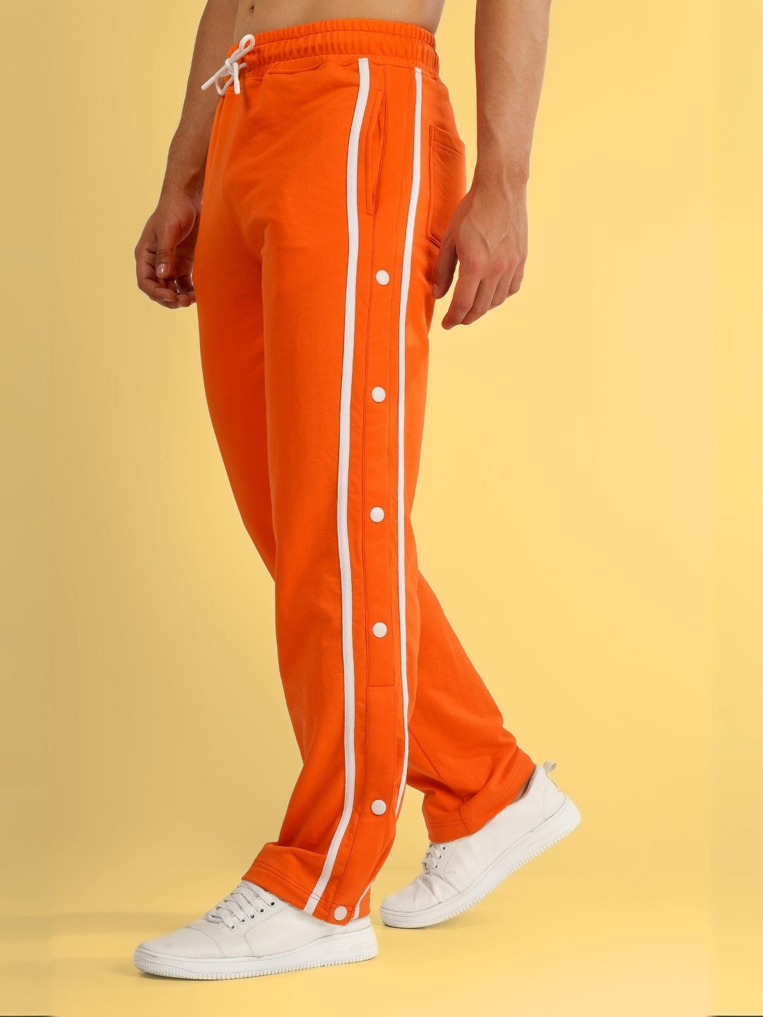 CONTRAST PANEL JOGGER (ORANGE)