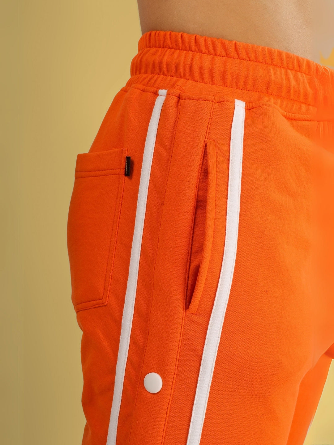 CONTRAST PANEL JOGGER (ORANGE)