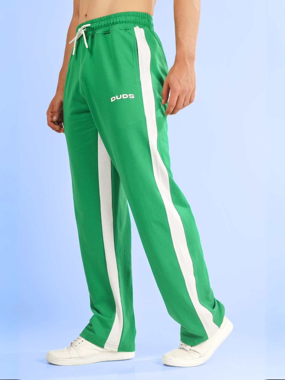 SIDE SEAM BAGGY JOGGER (GREEN)