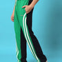 SKATER KOREAN BAGGY JOGGERS (GREEN BLACK)