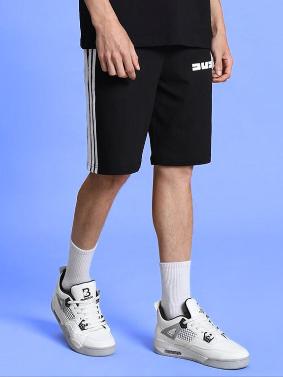 PARKA REGULAR FIT SHORTS (BLACK)