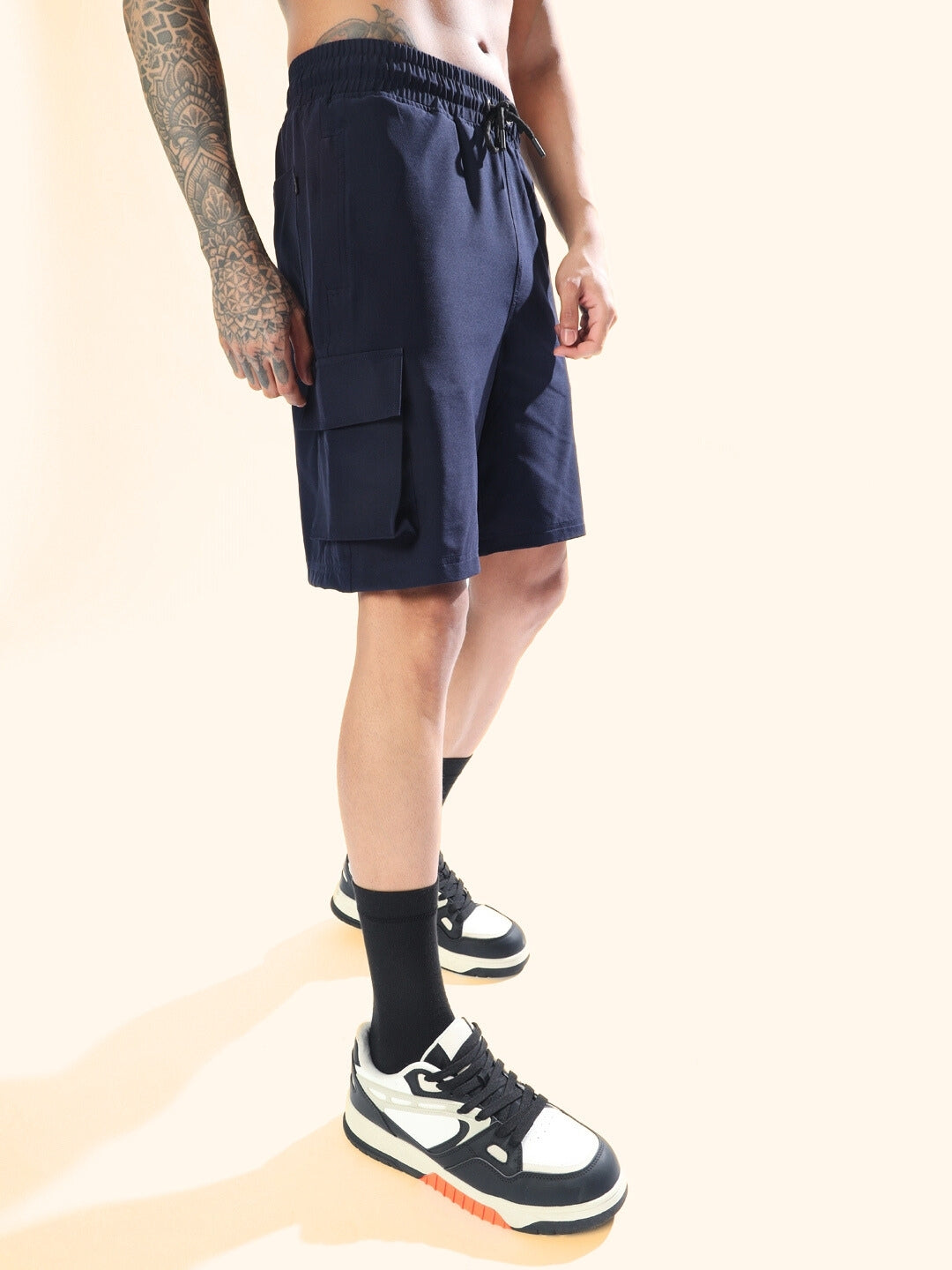 Brawny Cargo Shorts (Navy Blue)