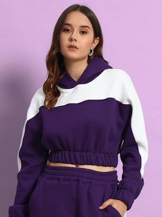 RIZZLER COLORBLOCK CO-ORD (PURPLE)