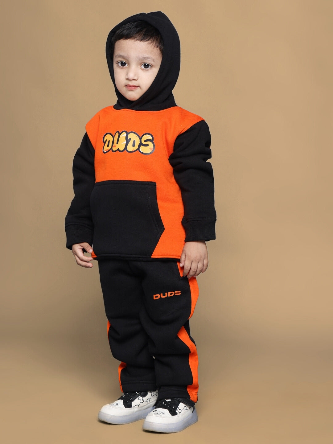 GARFIELD CO-ORD FOR BOYS & GIRLS (BLACK-ORANGE)