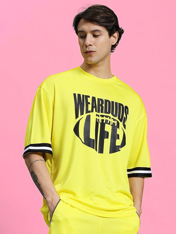 Vigor Over-Sized T-Shirt (Yellow)