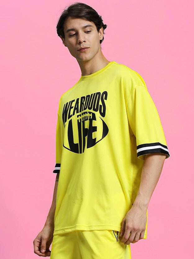 Vigor Over-Sized T-Shirt (Yellow)