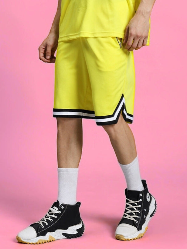 Vigor Colorblock  Co-Ord Set (Yellow)