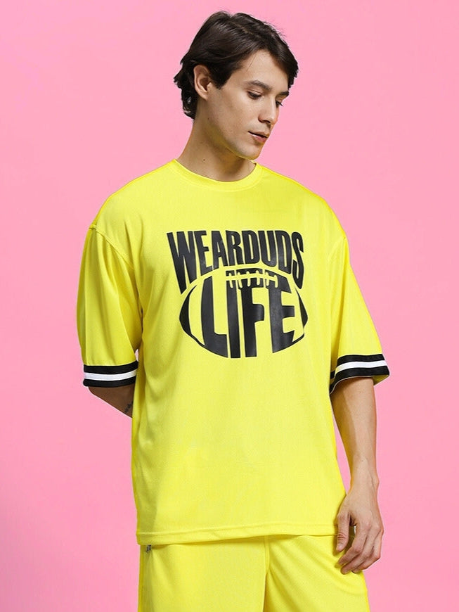 Vigor Over-Sized T-Shirt (Yellow)