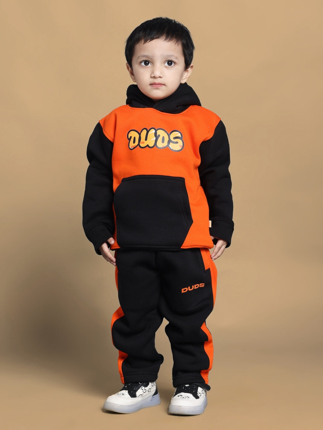 GARFIELD CO-ORD FOR BOYS & GIRLS (BLACK-ORANGE)