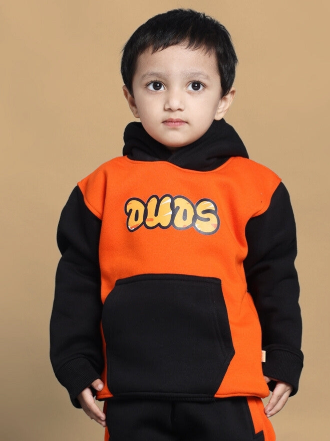 GARFIELD OVERSIZED HOODIE FOR BOYS & GIRLS (ORANGE-BLACK)