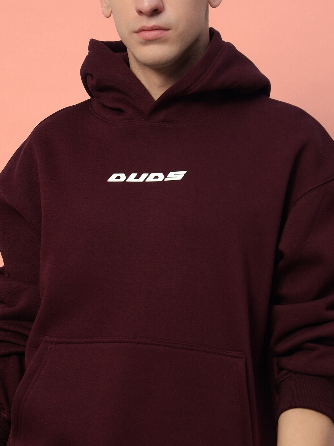 JUMBLED HOODIE (WINE)