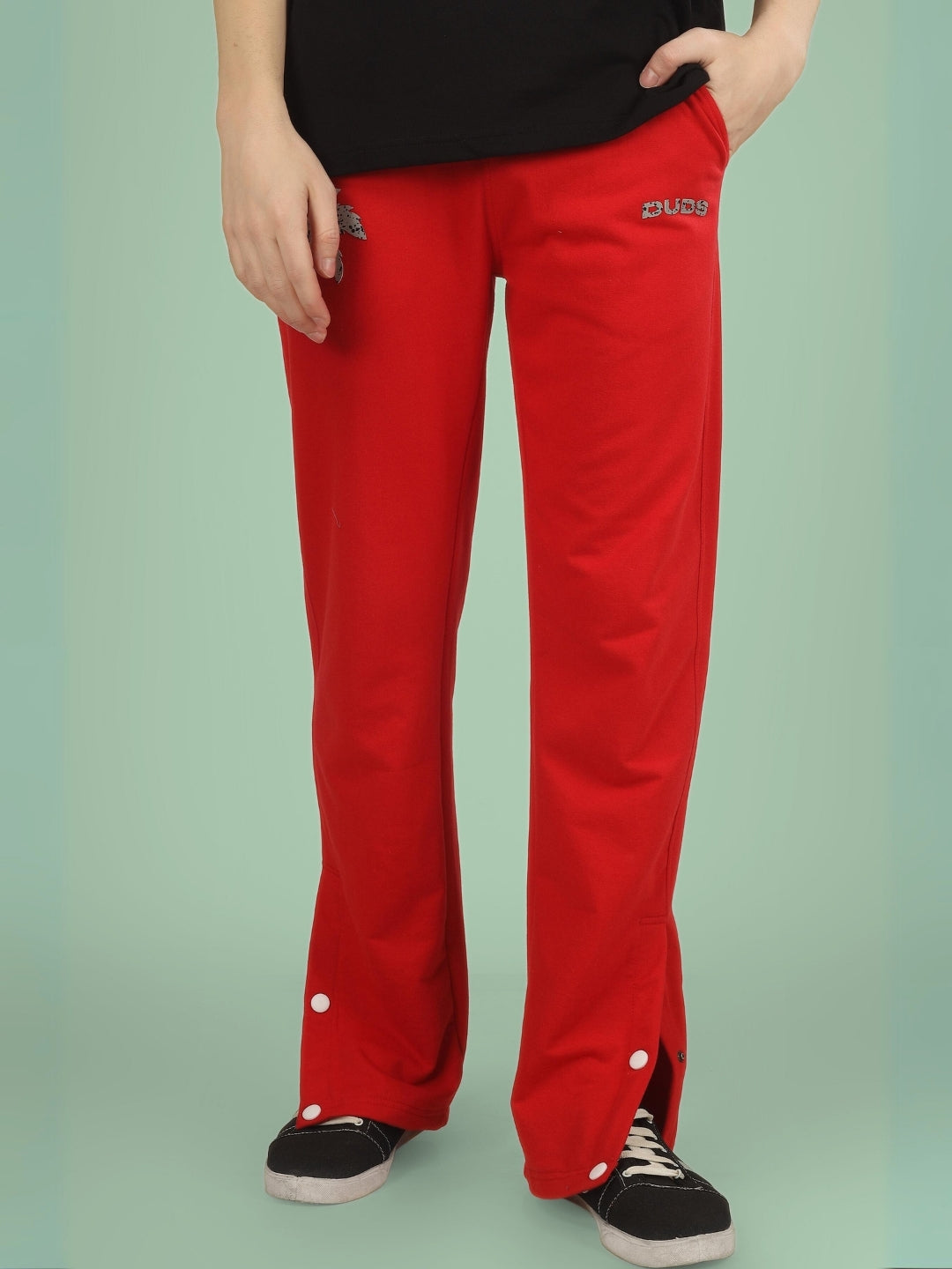 PHOENIX  DIGITAL PRINTED JOGGERS (RED)