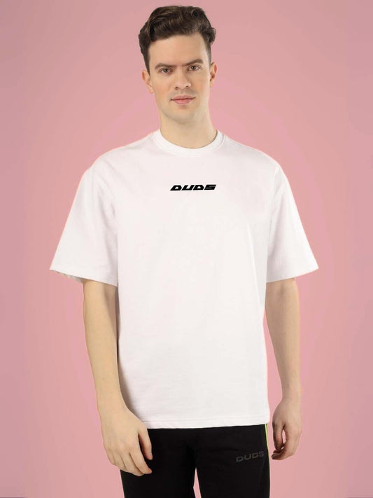 balance over sized t shirt white