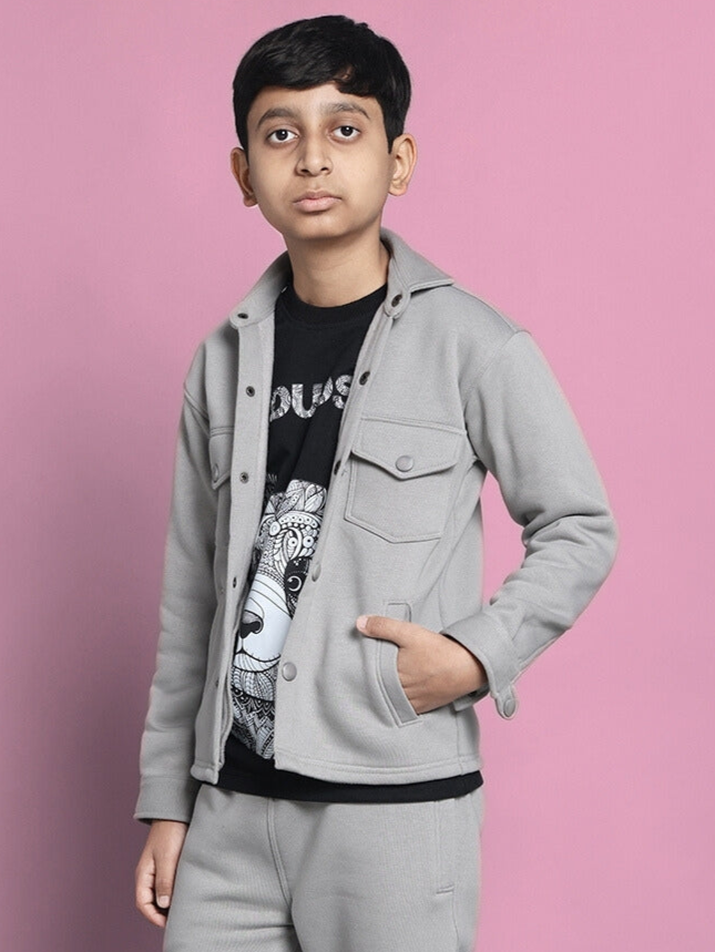 BURLY SWEATSHIRT FOR BOYS & GIRL (GREY)