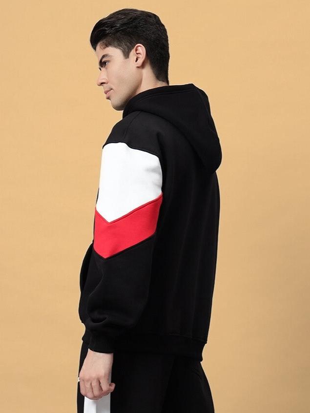 BRIO COLORBLOCK HOODIE (BLACK)