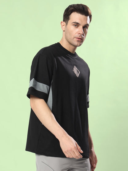 WD Gorbcore Oversized T-Shirt (Black-Grey)