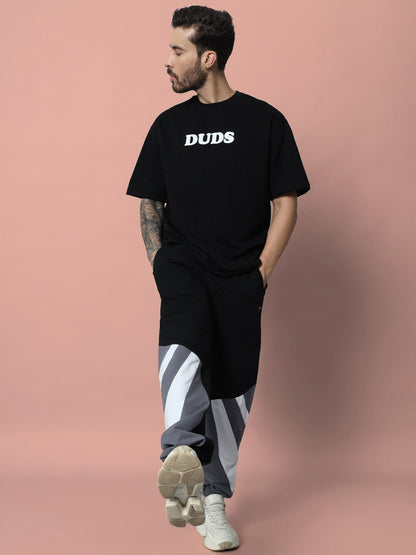 DUDS DRAPE RELAXED FIT JOGGERS (BLACK)