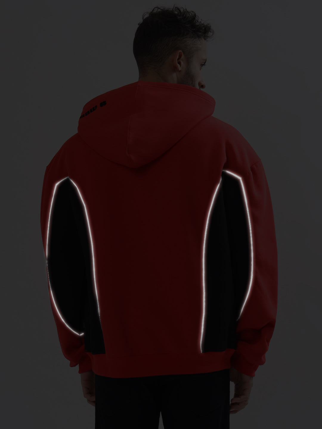 ART Reflector Hoodie (Red) - Wearduds