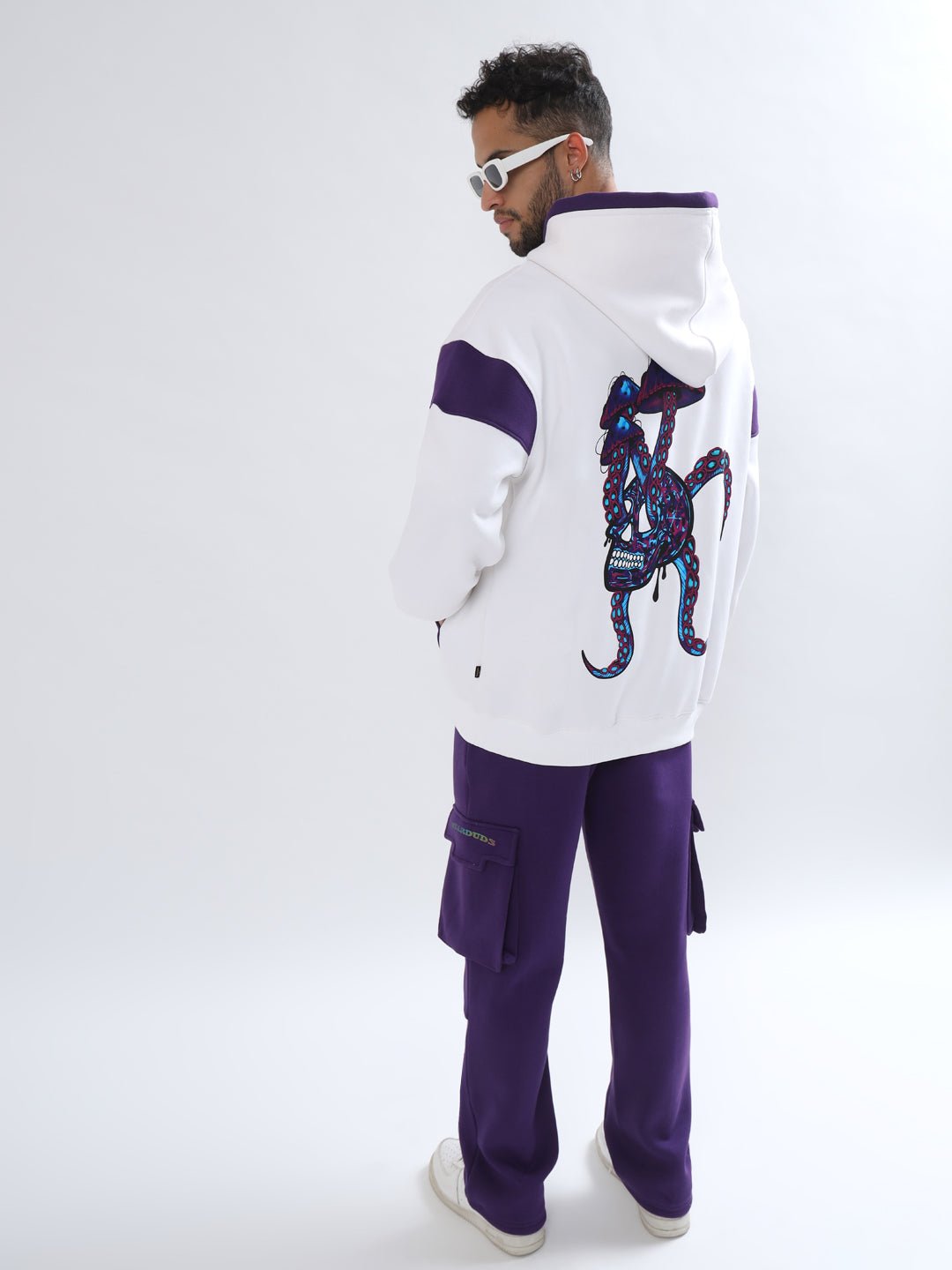 Hybrid Octopus Colorblock Hoodie Co-Ord Set - Wearduds