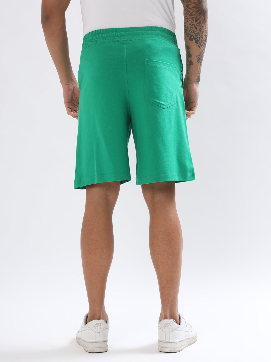 Keep Simple Some Regular Fit Shorts (Green) - Wearduds