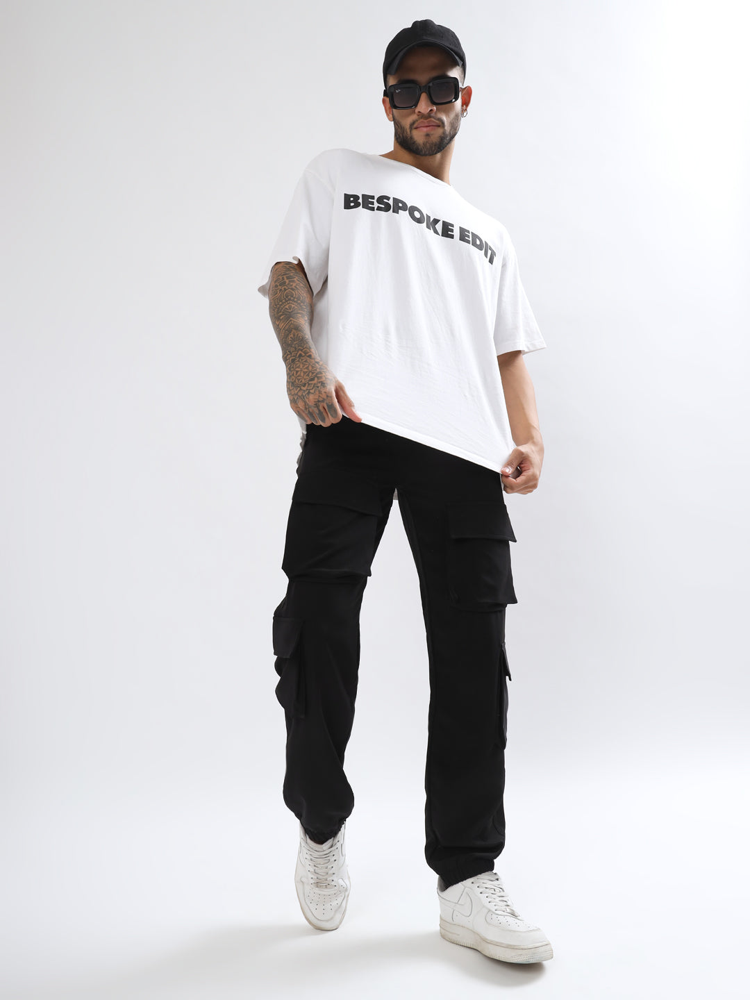 8 Pocket Cargo Jogger (Black) - Wearduds