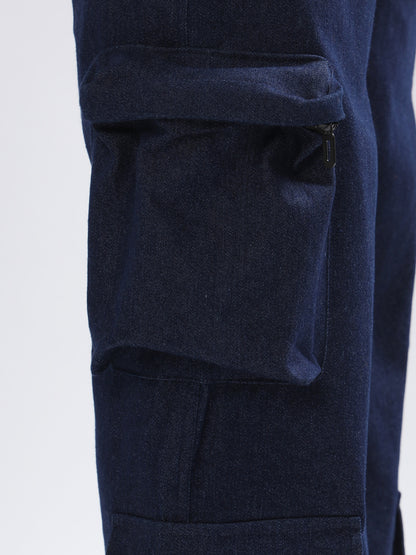 10 Box Pocket Cargo Pant (Blue) - Wearduds