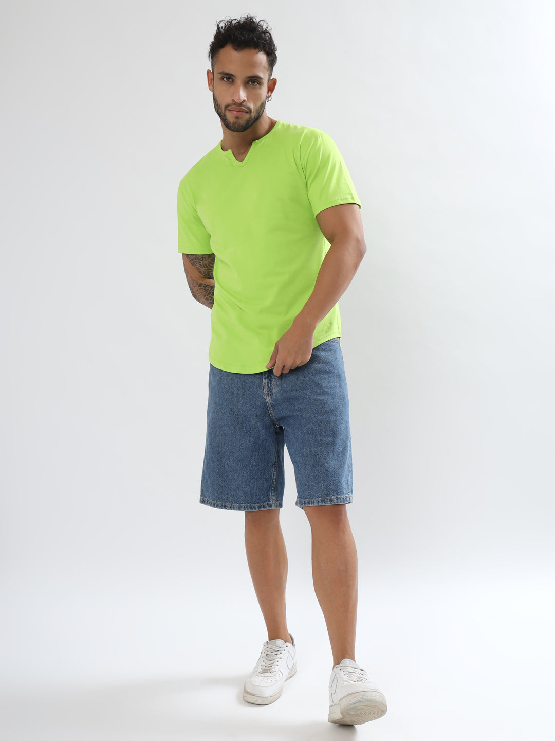 Viking Regular Fit T-Shirt (Neon Green) - Wearduds