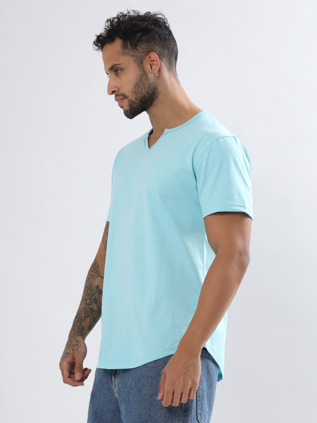 Viking Regular Fit T-Shirt (Sky Blue) - Wearduds