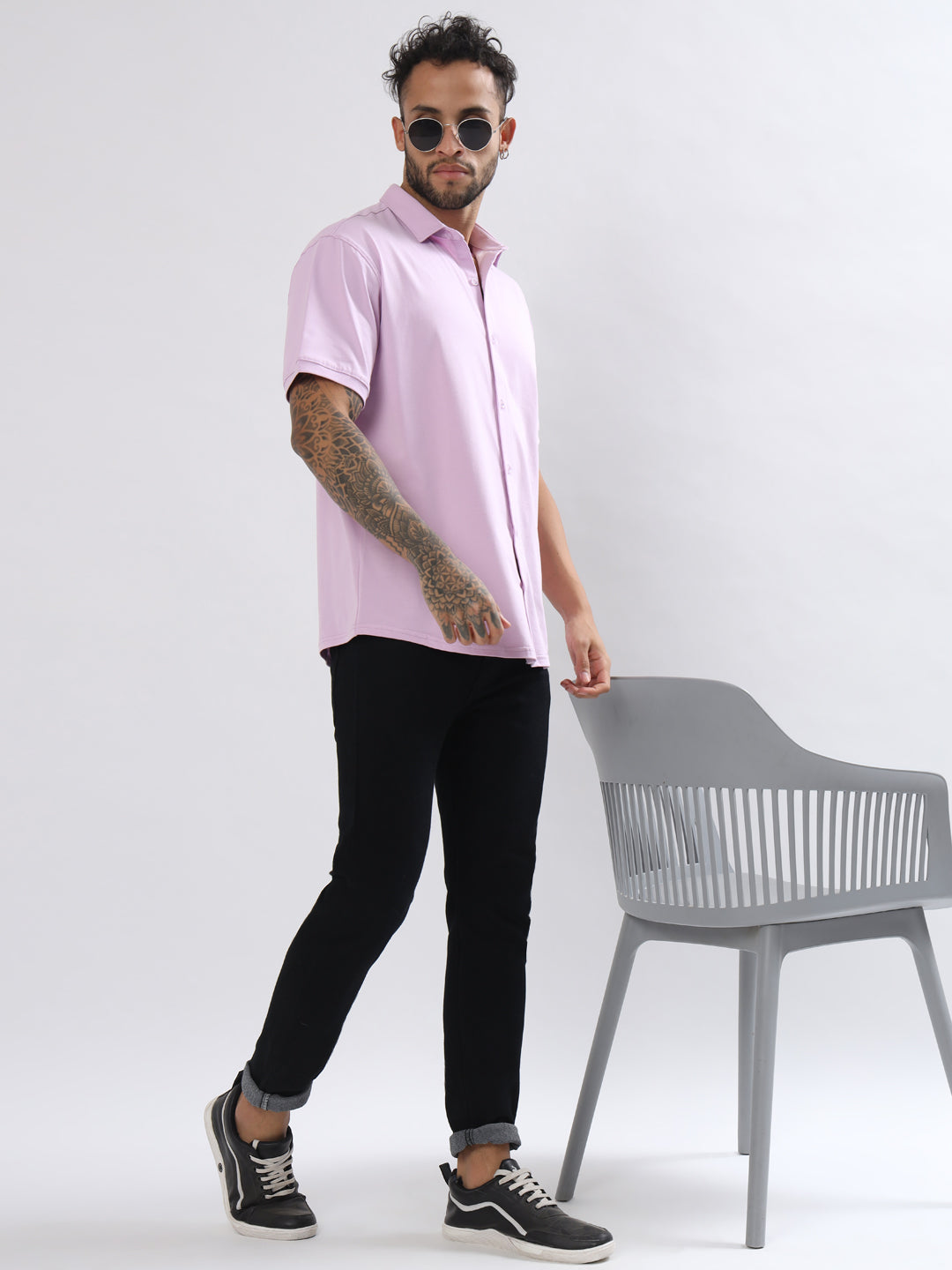 Noir Lilac Shirt - Wearduds