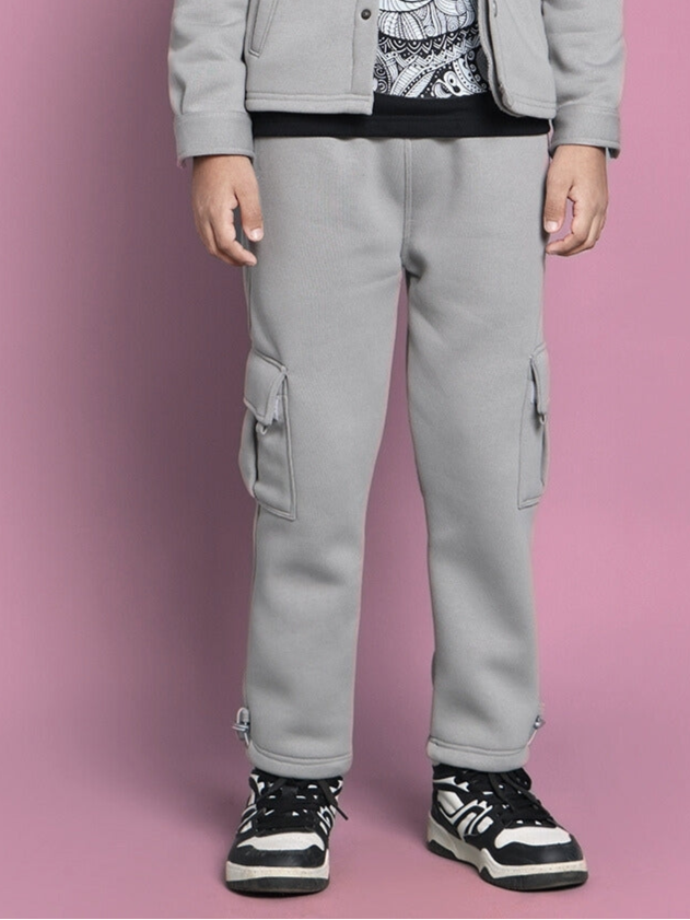 BURLY FLEECE PANT FOR BOYS & GIRLS (GREY)