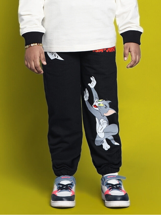 TOM & JERRY JOGGER FOR BOYS & GIRLS JOGGER (BLACK)