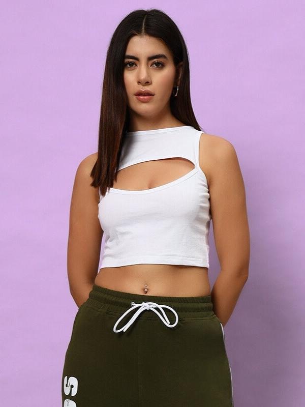 Blink Crop-Top (White)