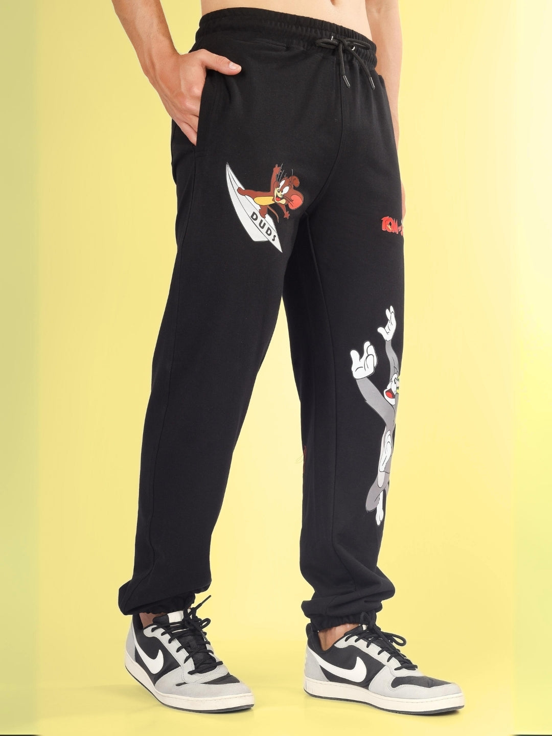 TOM & JERRY RELAXED PANT JOGGER (BLACK)