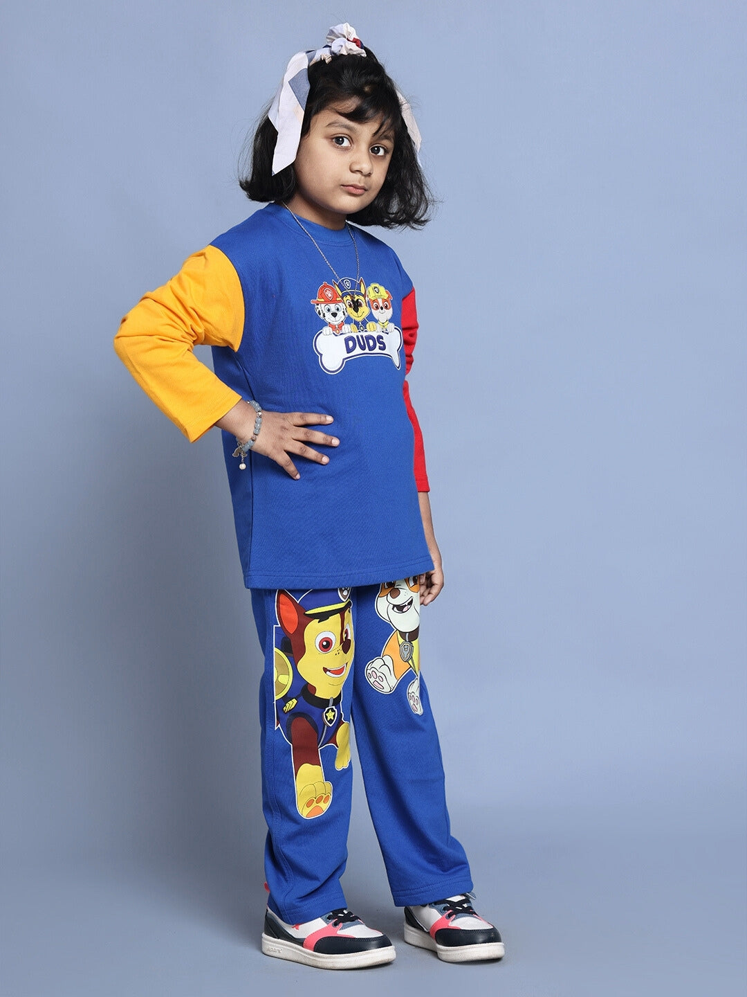 Paw Patrol Oversized Co-Ord Set Boys & Girls (Blue-Multi)