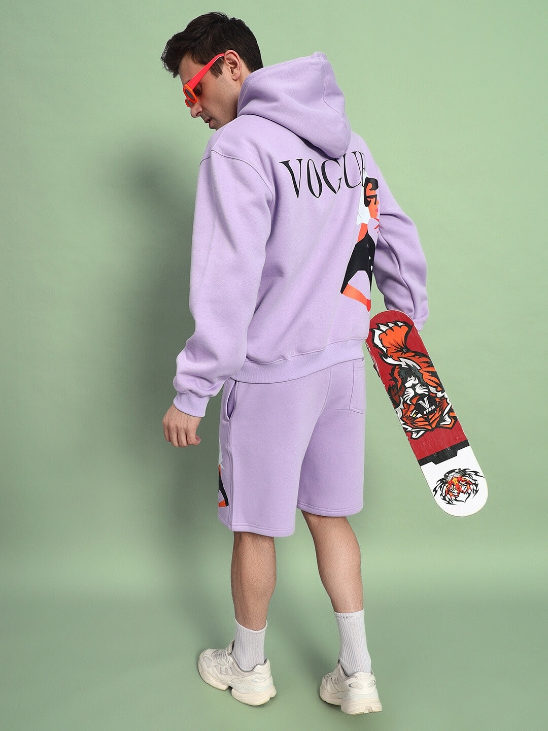 Ritzy Fleece Hoodie (Lilac)