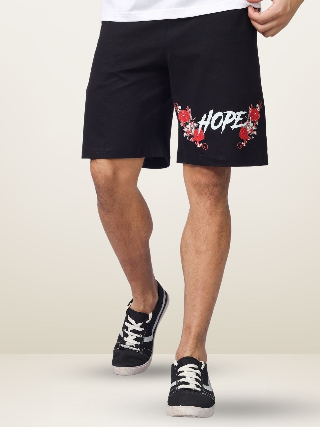 Hope Regular Fit Shorts (Black) - Wearduds