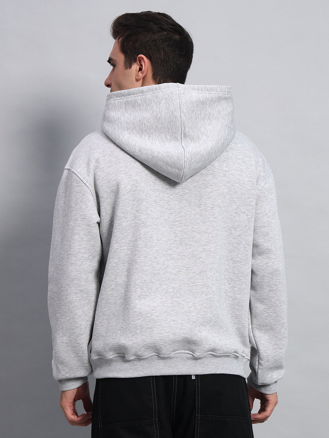 Amarillo Fleece Hoodie (Melange Grey)