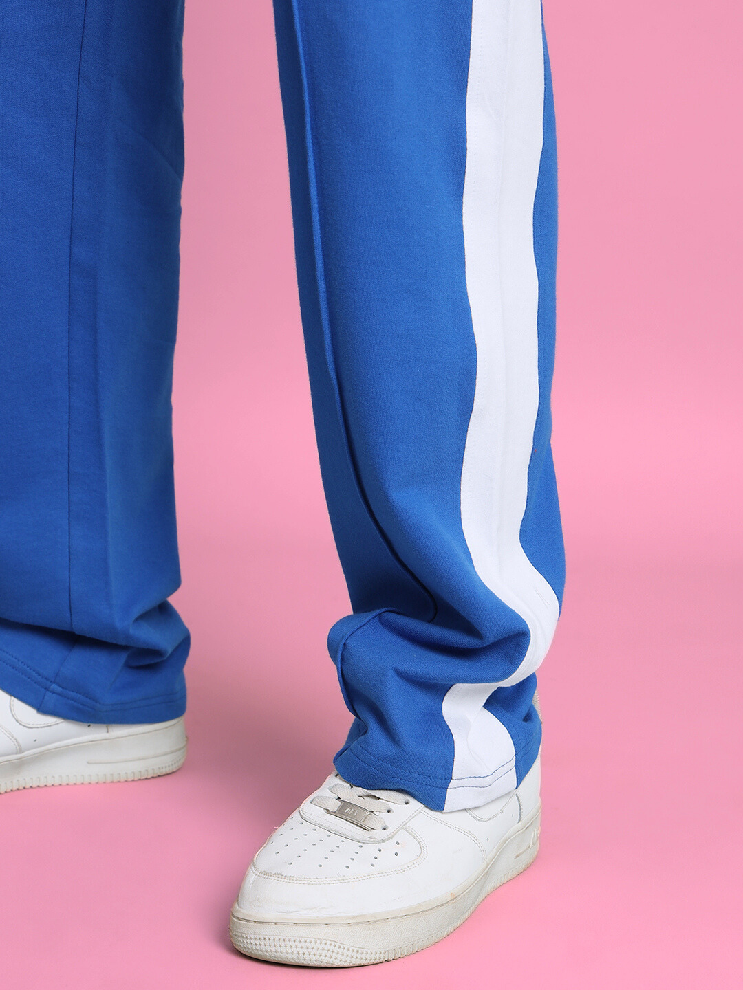 SIDE SEAM PLATED JOGGERS (ROYAL BLUE)