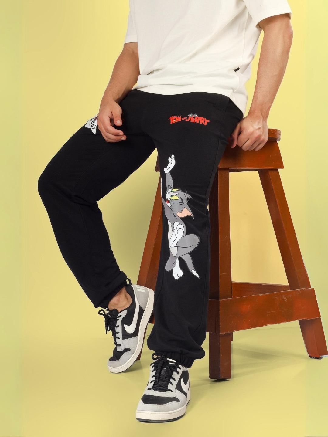 TOM & JERRY RELAXED PANT JOGGER (BLACK)