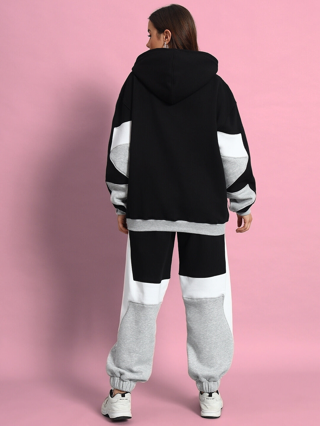 WOMEN'S WD SWORD COLORBLOCK CO-ORD (BLACK-GREY)