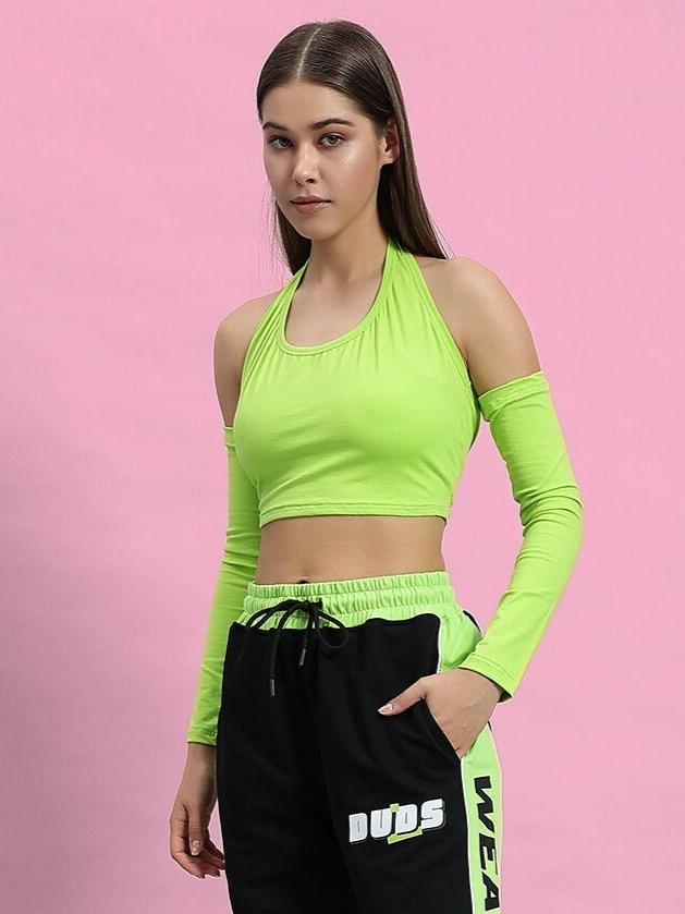 Clutch Crop-Top (Neon Green)