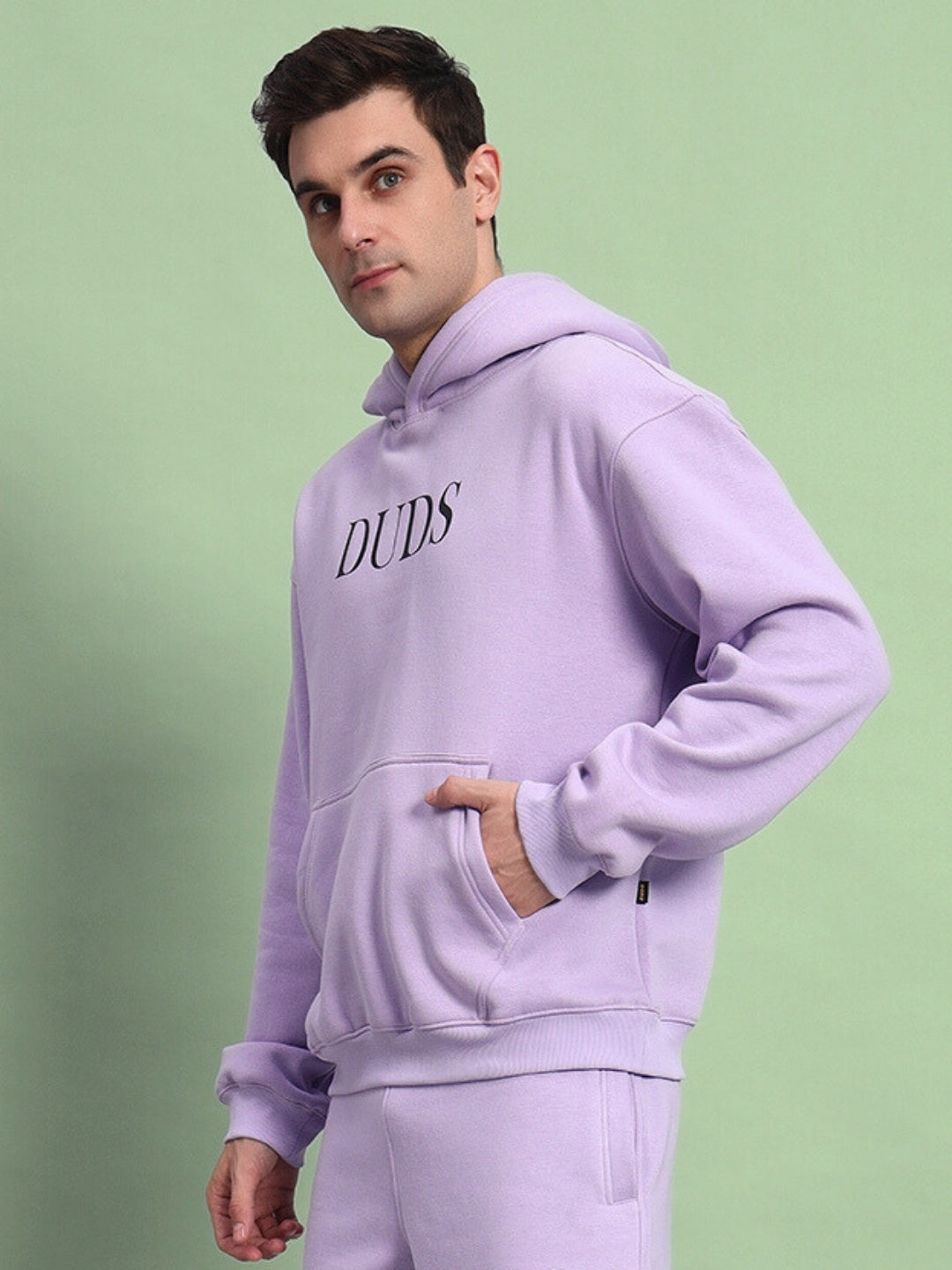 Ritzy Fleece Hoodie (Lilac)