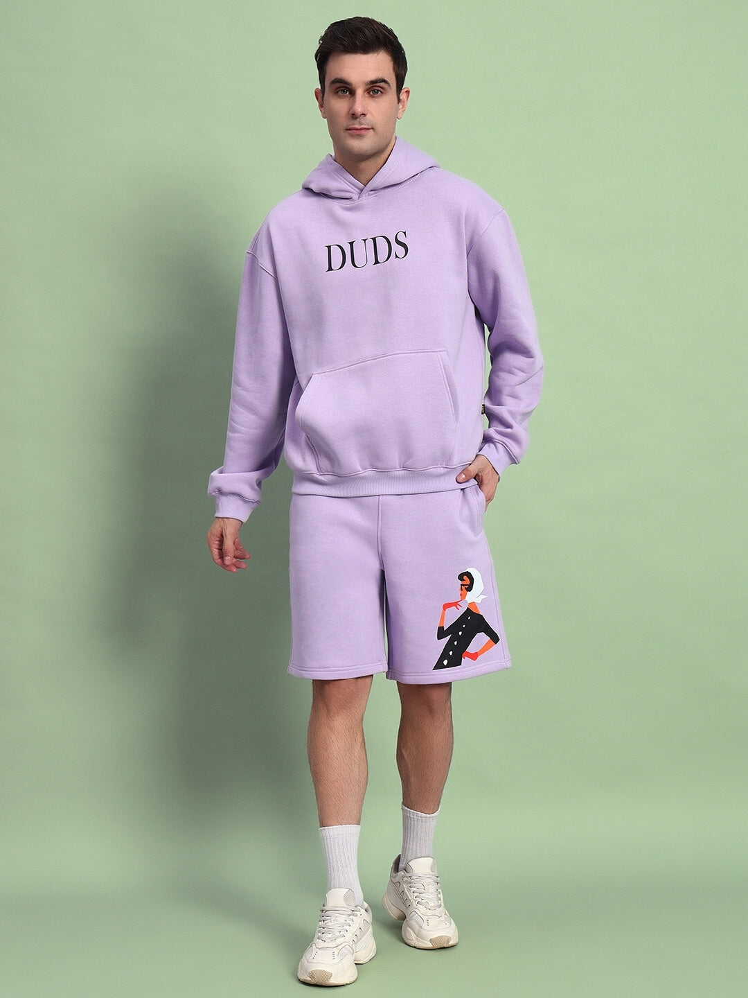 Ritzy Fleece Hoodie (Lilac)