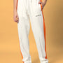 BREEZER SIDE CONTRAST JOGGERS (OFF-WHITE ORANGE)