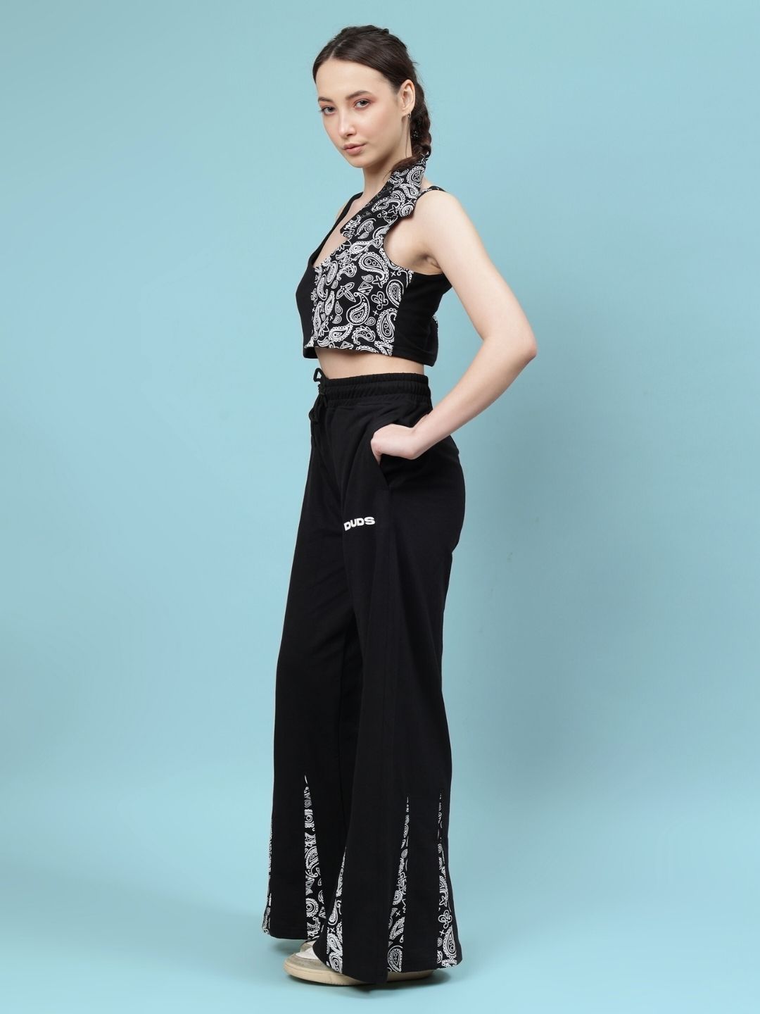 WOMEN'S ZIYA CO-ORD SET (BLACK)