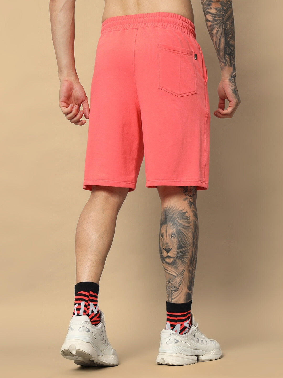 Joker Regular Fit Shorts (Pantone Peach)