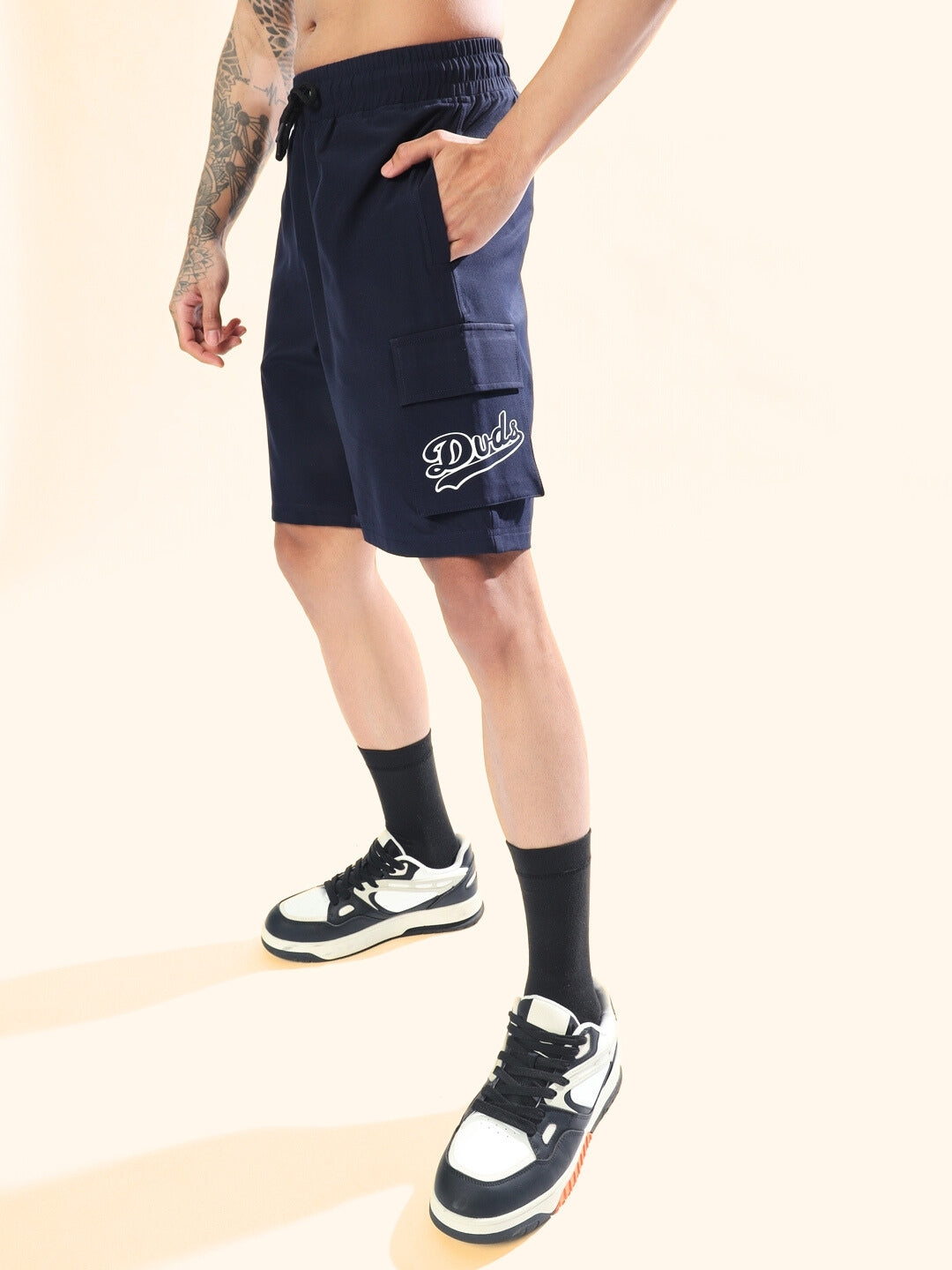 Brawny Cargo Shorts (Navy Blue)