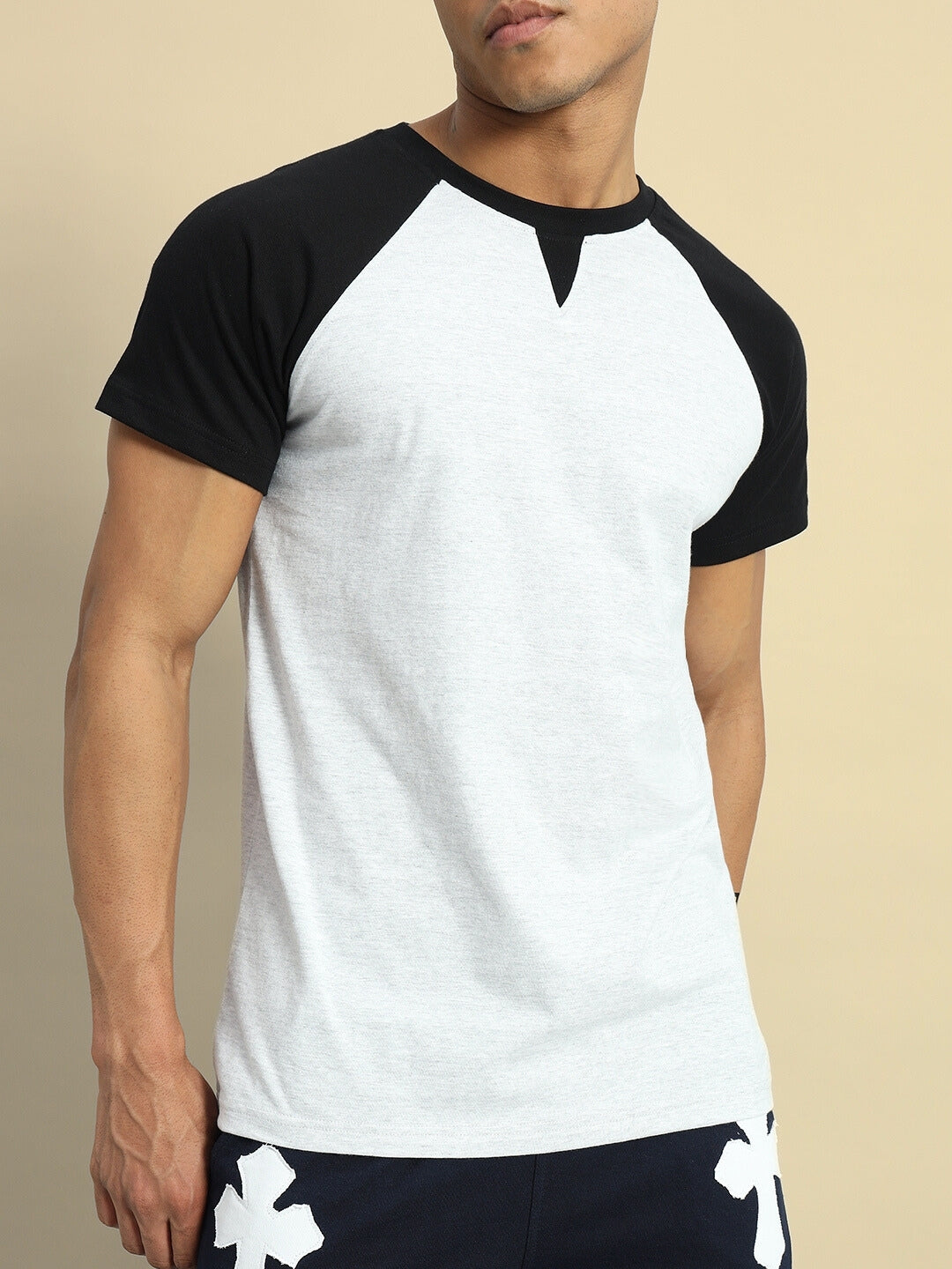 Verpa Regular Fit T-Shirt (Grey Melange)