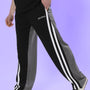 SKATER KOREAN BAGGY JOGGERS (BLACK GREY)