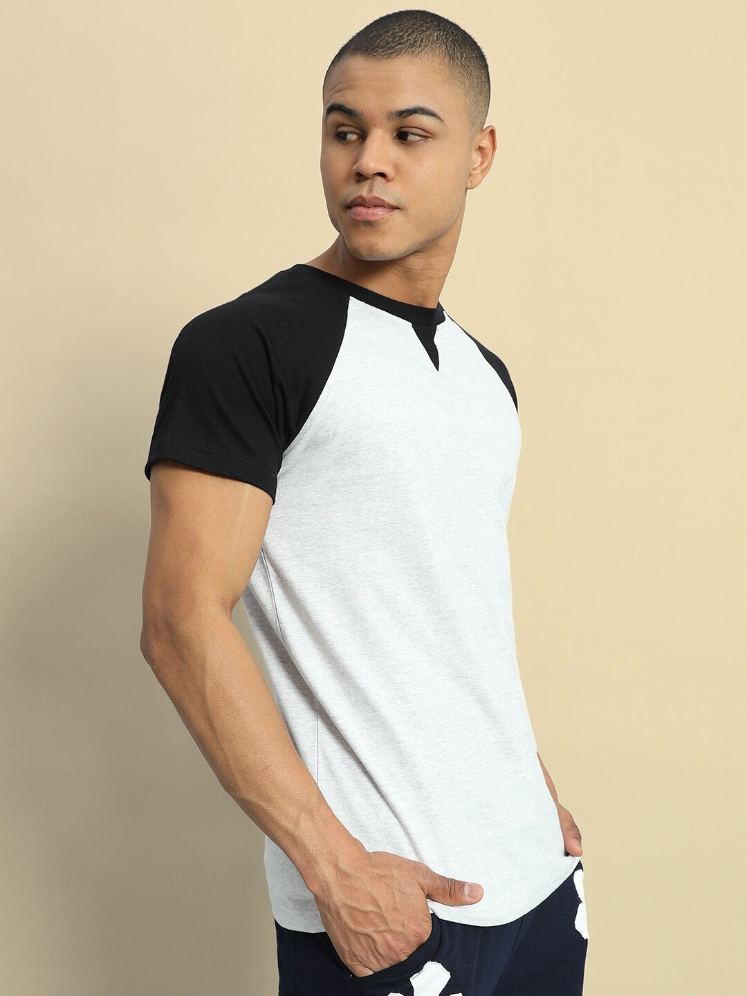 Verpa Regular Fit T-Shirt (Grey Melange)